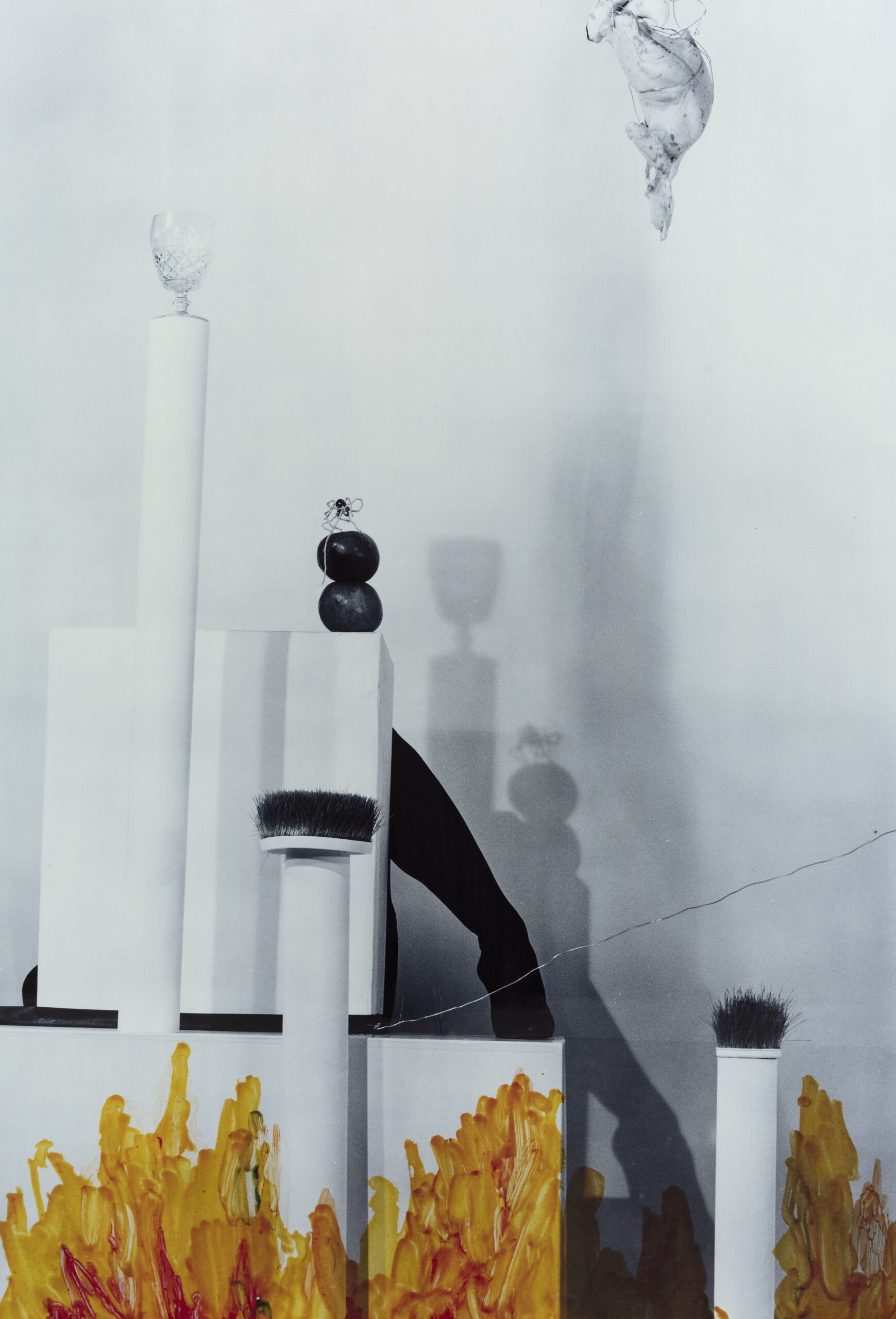 Fig. 3. Agneta Werner: she was still life / reconstructing sense, 1990, fotografi, 178 x 120 cm. Statens Museum for Kunst. KMS8836. © Agneta Werner / VISDA