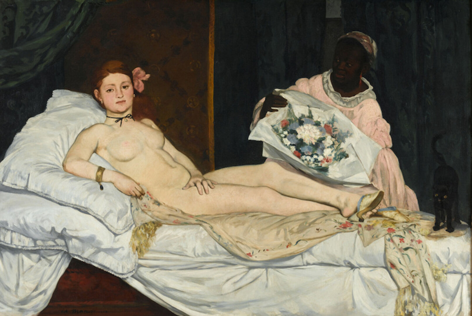 Fig.4. Édouard Manet, Olympia, 1863. Oil on canvas, 130.5 x 191 cm, © Musée d'Orsay, Dist. RMN-Grand Palais / Patrice Schmidt.