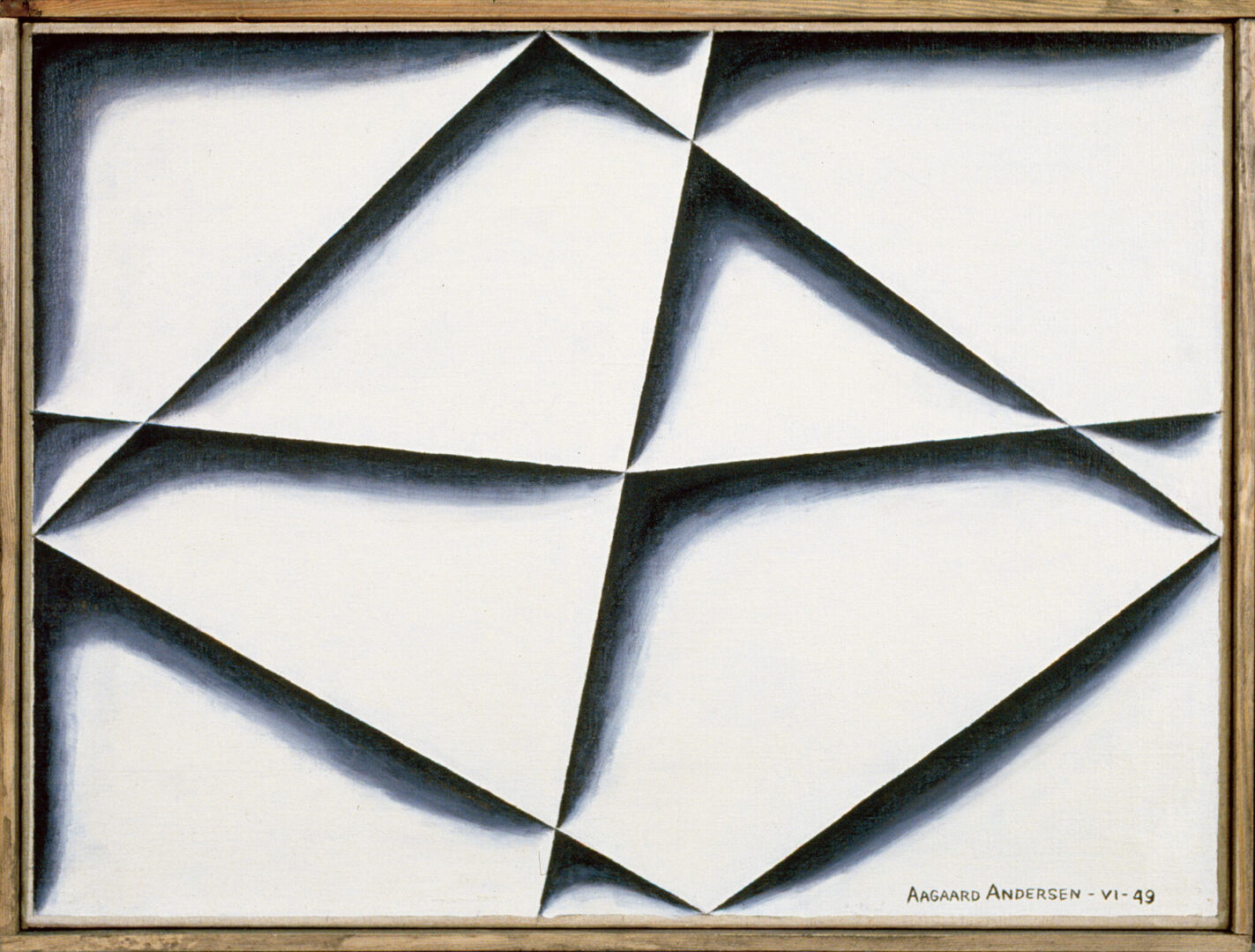 fig.6 Gunnar Aagaard Andersen, Deling i sidernes forhold, 1949.
