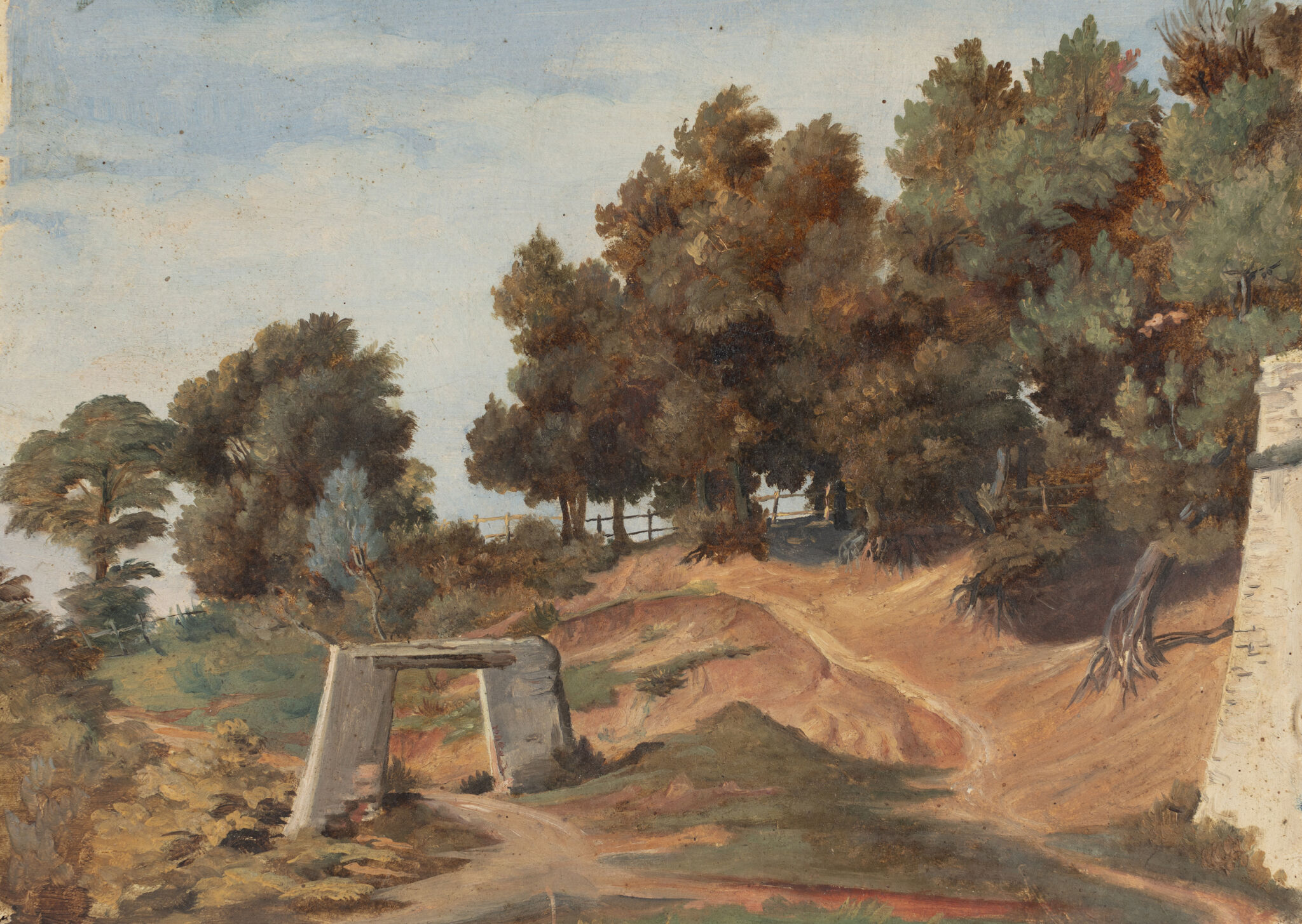 Fig. 18. Ukendt kunstner: ... Olie på papir. mål cm. Den kgl. Kobberstiksamling, Bravos arkiv.Indgået 1876 som testamentarisk gave fra Johan Bravo. placering: Bravos arkiv, olie på papir nr. 21 